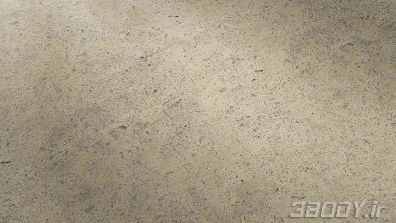 متریال بتن صاف smooth concrete عکس 1